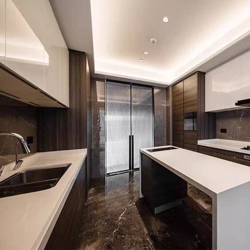 Blum συρτάρι εξοπλισμένο Custom Size πολυτελή μοντέρνο σχεδιασμό Αδιάβροχο κουζίνα τοίχο ντουλάπι