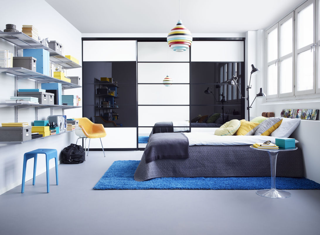 MR HDF Board Σύγχρονο στυλ σχεδιασμού Walk-in ντουλάπα ντουλάπα για έπιπλα υπνοδωματίου