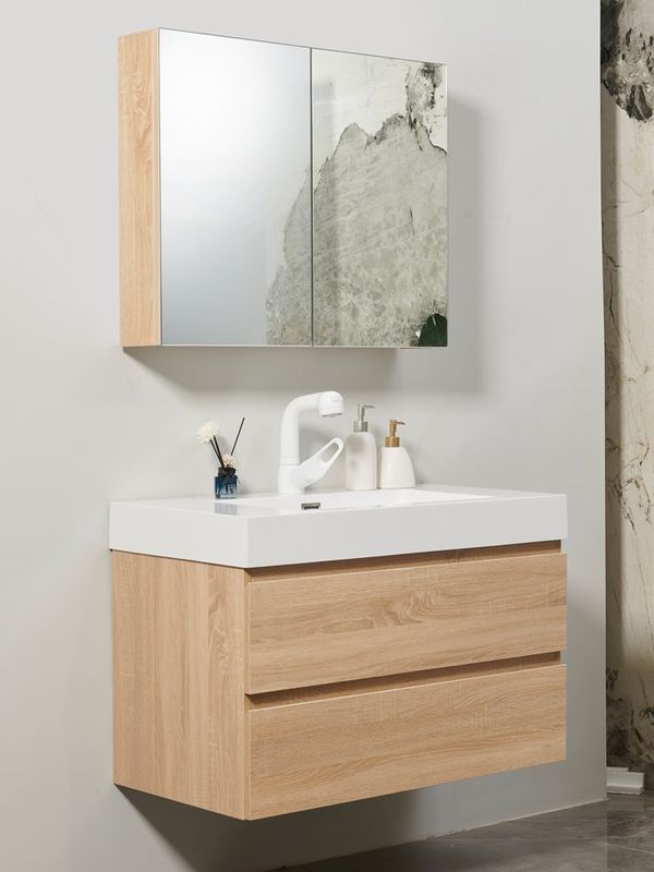 Σκάφη συρτάρια Hardware High End Custom Bathroom Vanity Set με υλικό MR-MDF