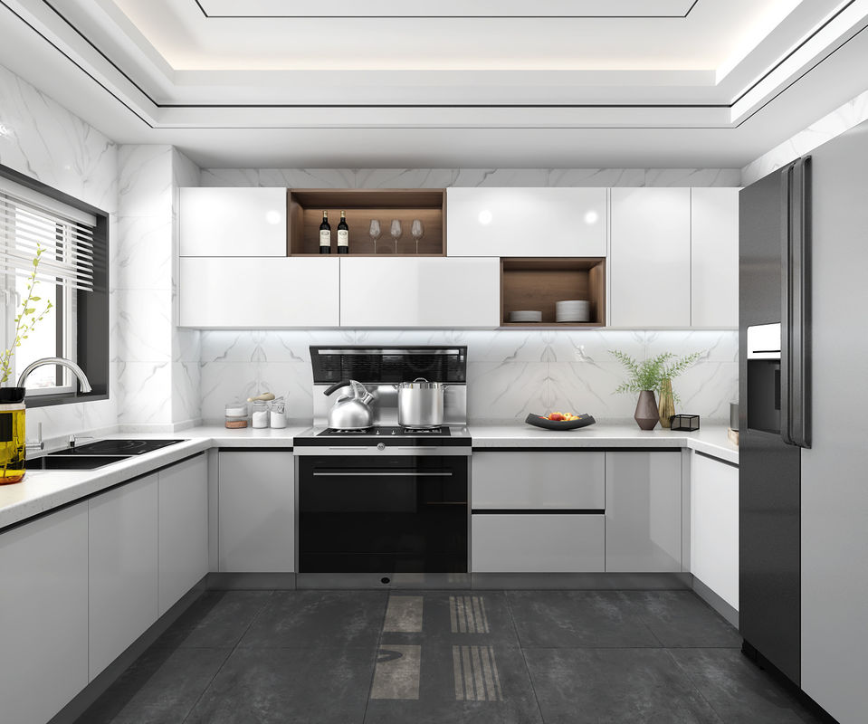 Mdf Modular Asses Σύγχρονα σετ ντουλάπις με φινίρισμα για τα ντουλάπια κουζίνας Bunnings