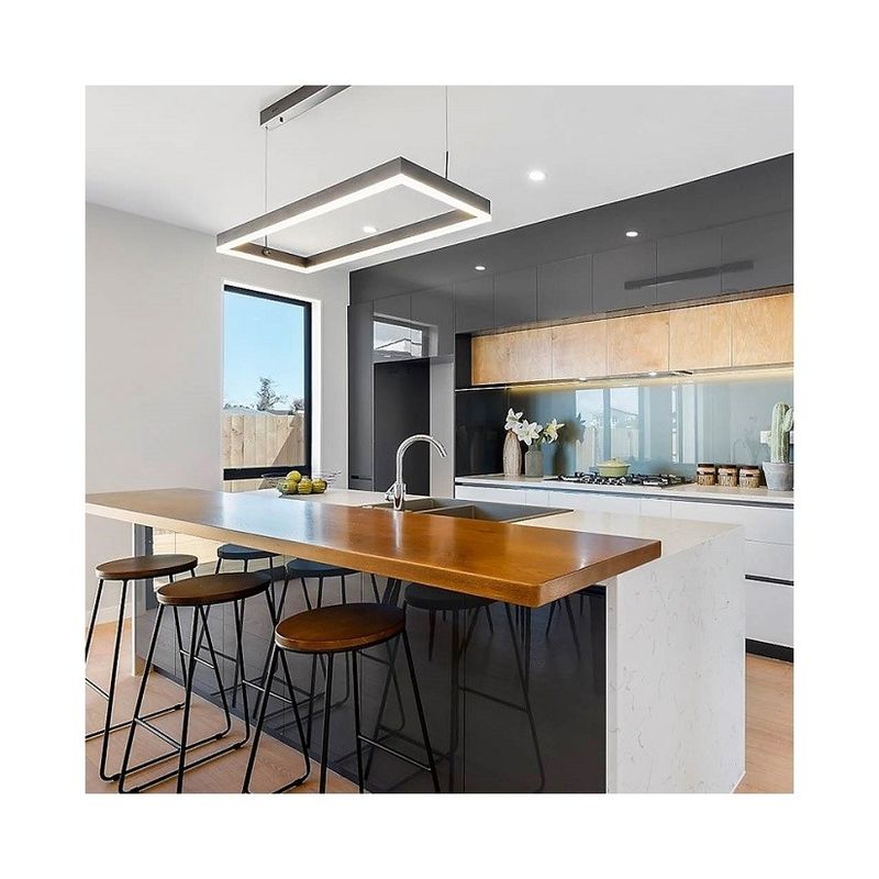 Σύγχρονη σχεδίαση Flat Pack κουζίνα ντουλάπια με Shaker στυλ πόρτες και λάκα φινίρισμα