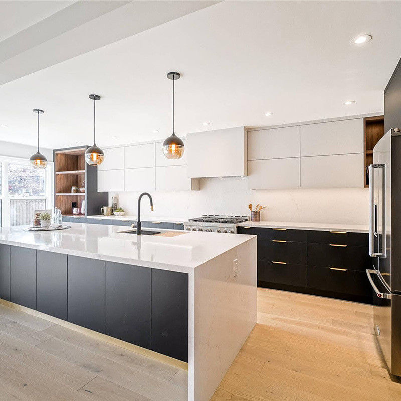 Blum Hardware Προσαρμοσμένο μέγεθος Ματ στυλ Αδιάβροχο ντουλάπι κουζίνας για το σπίτι σας