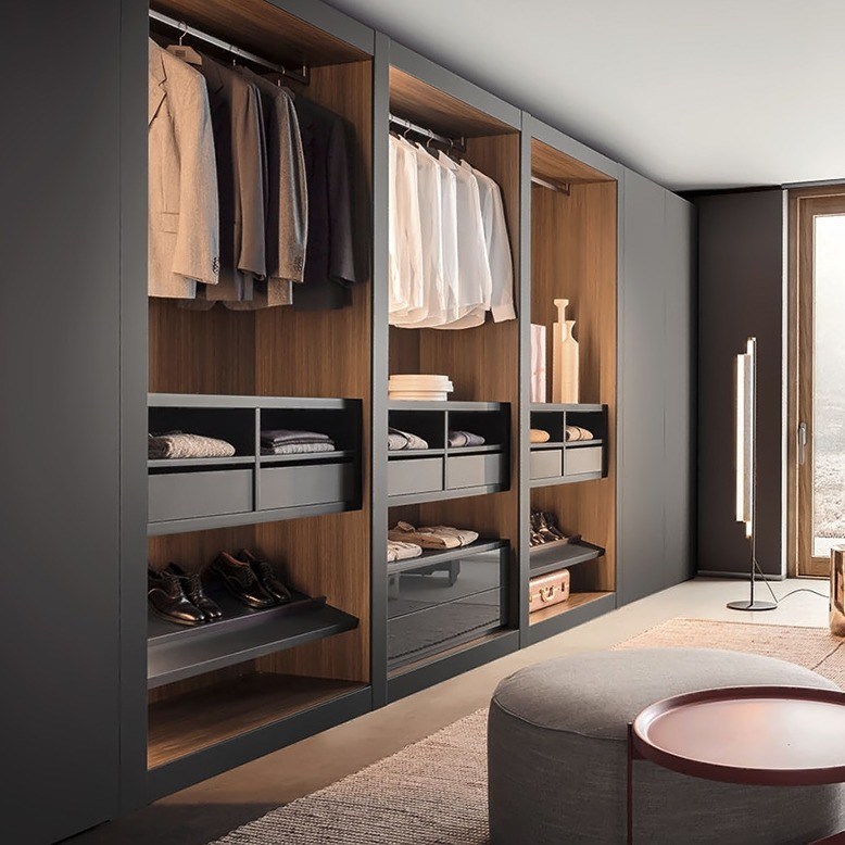 Σύγχρονη σχεδίαση ξύλινη ντουλάπα για έπιπλα υπνοδωματίου υψηλού επιπέδου με σύγχρονο ύφος