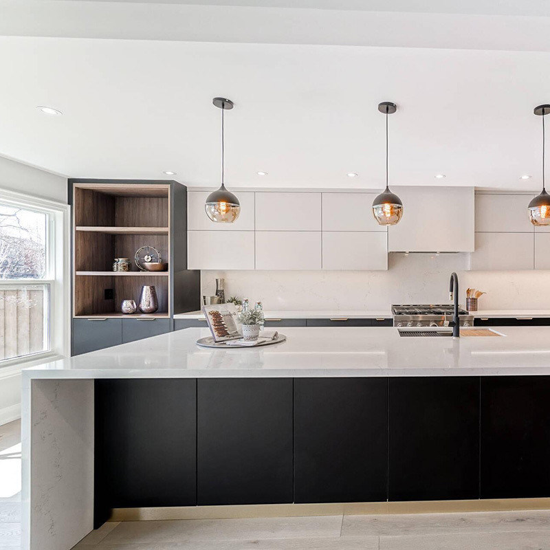 Προσαρμοσμένα πλήρη σετ κουζινών για την αγορά με σύγχρονο σχεδιασμό