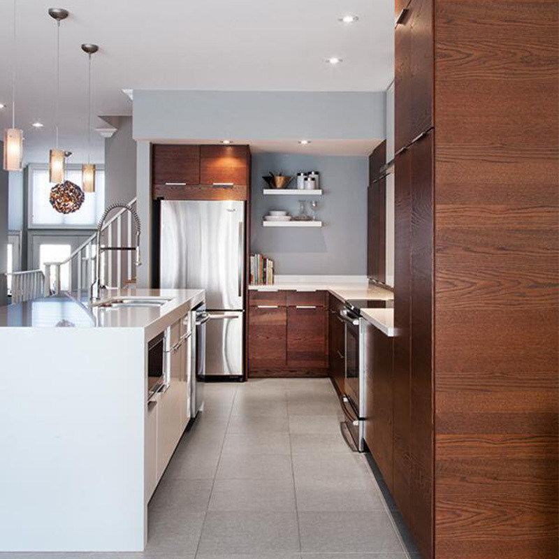 Προσαρμοσμένα πλήρη σετ κουζινών για την αγορά με σύγχρονο σχεδιασμό