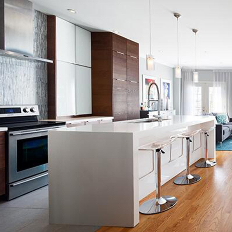 Προσαρμοσμένα πλήρη σετ κουζινών για την αγορά με σύγχρονο σχεδιασμό