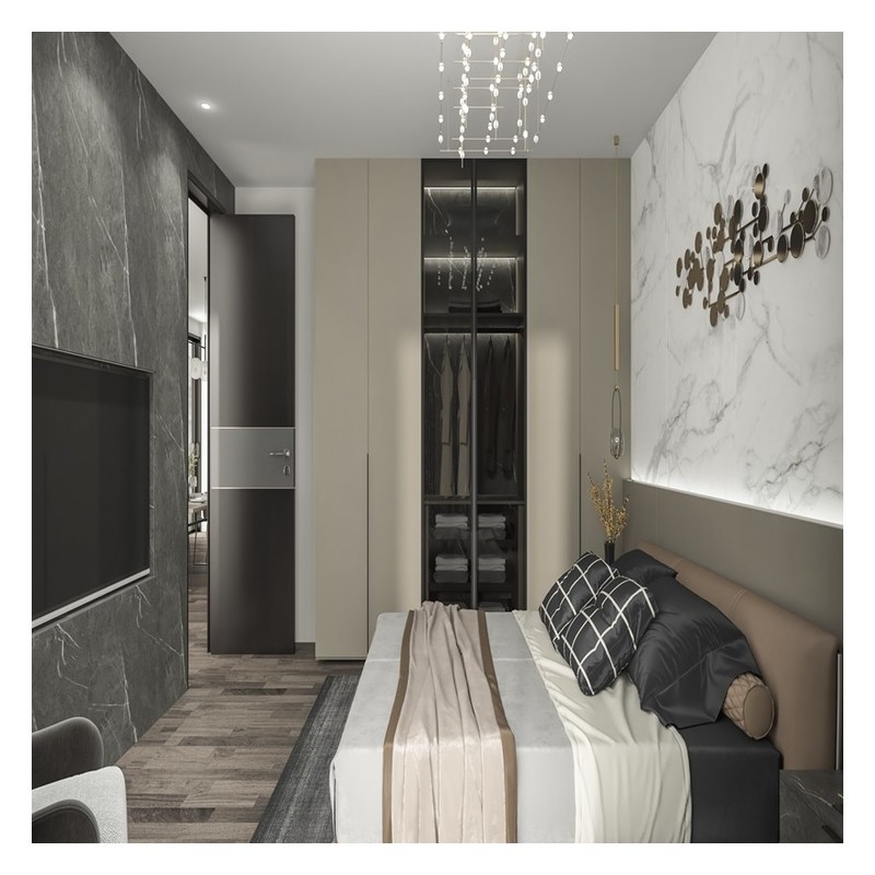 Ευρωπαίοι στερεόξυλοι walk in ντουλάπες προσαρμοσμένα για το σπίτι έπιπλα για υπνοδωμάτια