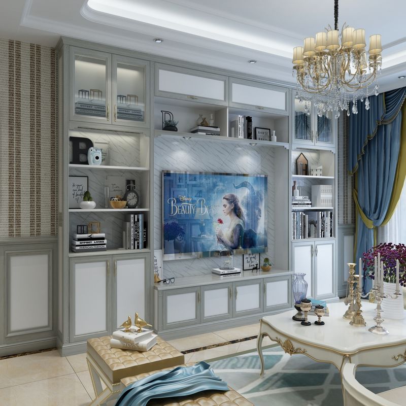 Προσαρμοσμένο μοντέρνο σχεδιασμό TV Rack για High End ξύλινο TV Wall Cabinet στο διαμέρισμα