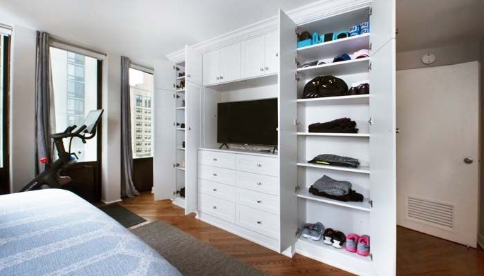Σύγχρονο στυλ High End Walk-in ντουλάπες από MR HDF επιφάνεια για εξατομικευμένα υπνοδωμάτια