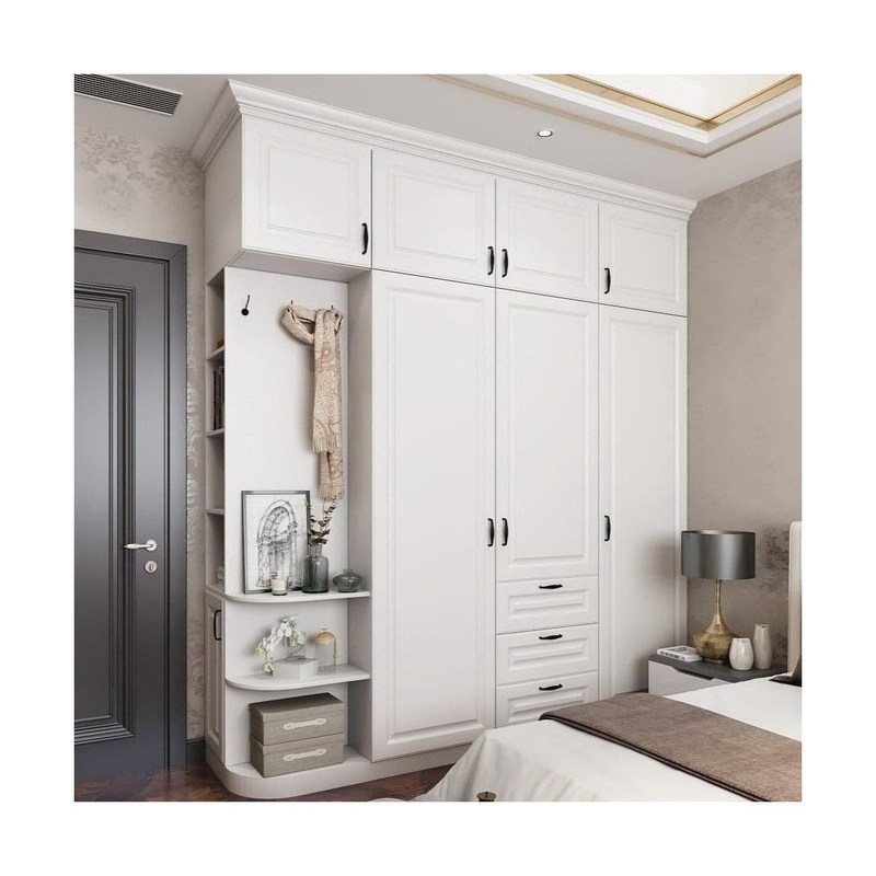 Σύγχρονο σχεδιασμό 2024 MR HDF Δισκογραφείο Ξύλινα ρούχα Στοιχιές ντουλάπες για έπιπλα για το σπίτι