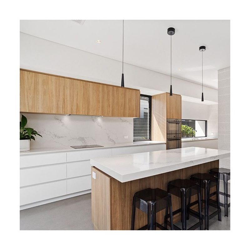 Blum Hardware European Style Polymer Sheet Kitchen Cabinet Set Highly για τις ανάγκες OEM / ODM