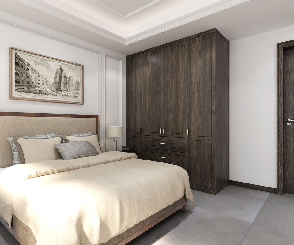 Φορητό έπιπλα υπνοδωματίου ντουλάπι Custom Open Design για σύγχρονες βίλα φινέρισμα ντουλάπες