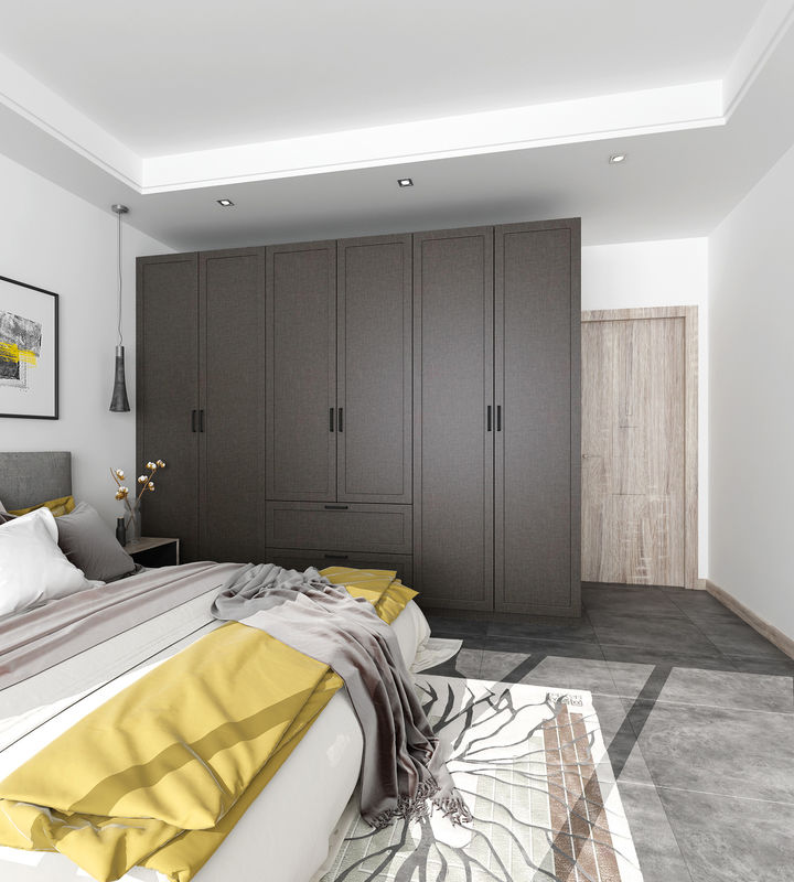 Φορητό έπιπλα υπνοδωματίου ντουλάπι Custom Open Design για σύγχρονες βίλα φινέρισμα ντουλάπες