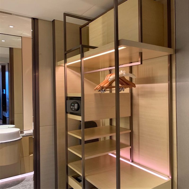 Σύγχρονο στυλ ξύλινα ρούχα ντουλάπι Custom Luxury Design για το σπίτι Villa Hotel Apartment