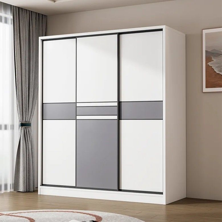 Κουβέρτα MDF με συρόμενη πόρτα για ενσωματωμένες ντουλάπες