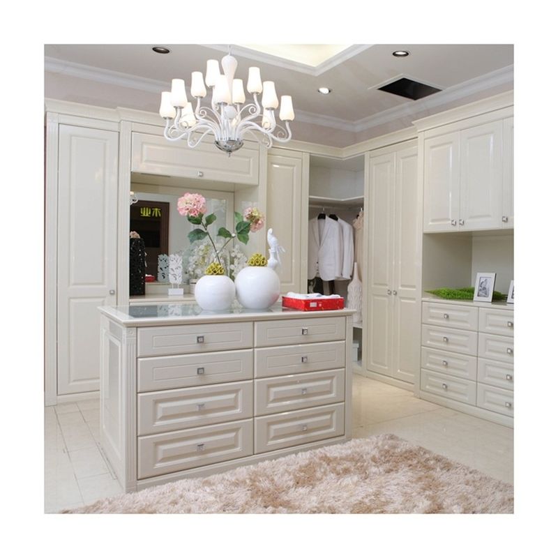 Σύγχρονη MR HDF Board Island Wardrobe Προσαρμοσμένη για υψηλό επίπεδο σχεδιασμού και λειτουργικότητας