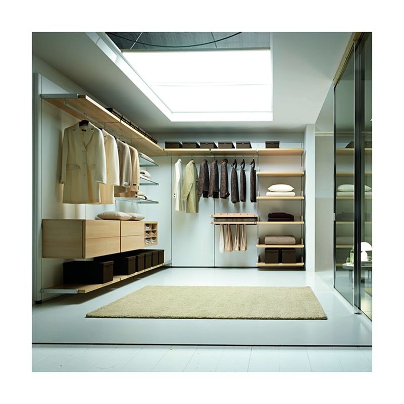 Σύγχρονο στυλ σχεδιασμού Custom Walk In Wardrobe ντουλάπι για σύγχρονα έπιπλα υπνοδωματίου