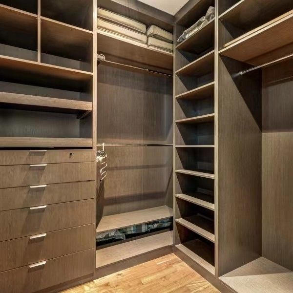 Σύγχρονο στυλ σχεδιασμού Custom Walk In Wardrobe ντουλάπι για σύγχρονα έπιπλα υπνοδωματίου