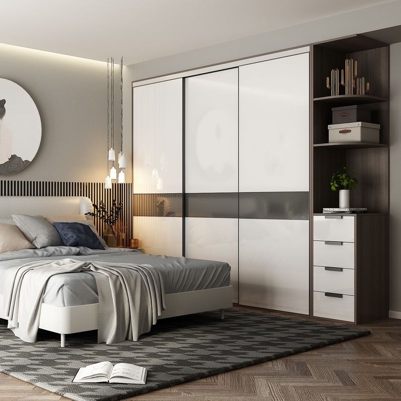 Το MR HDF Board Walk in Wardrobes ταιριάζει τέλεια στο σχεδιασμό ολόκληρου του σπιτιού σας