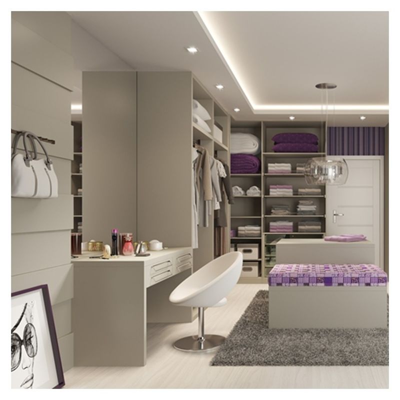 YALIG 2024 Ευρωπαικό στυλ Ματ Λάκα Walk-in ντουλάπα και 2D / 3D για έπιπλα στο σπίτι