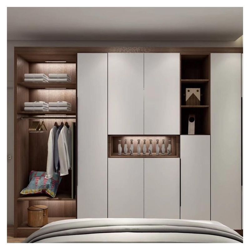YALIG 2024 Ευρωπαικό στυλ Ματ Λάκα Walk-in ντουλάπα και 2D / 3D για έπιπλα στο σπίτι