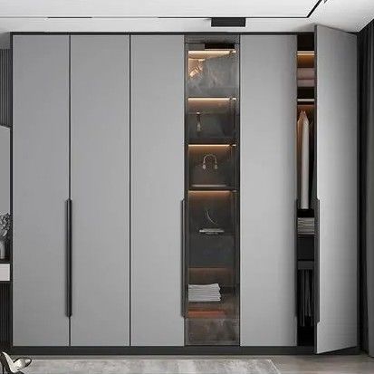 YALIG 2024 Ευρωπαικό στυλ Ματ Λάκα Walk-in ντουλάπα και 2D / 3D για έπιπλα στο σπίτι