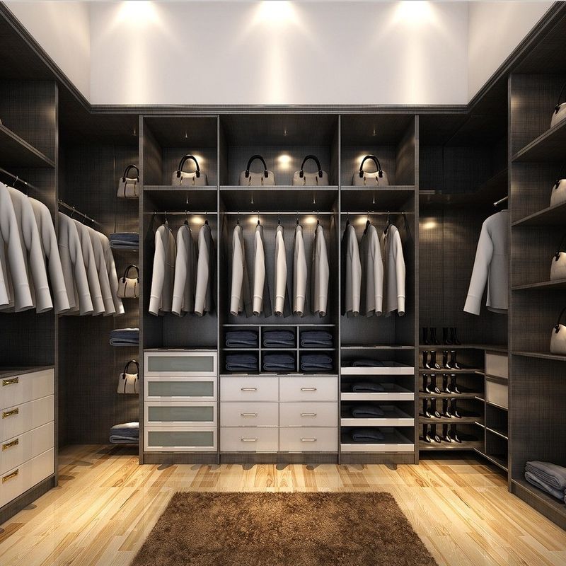 Σύγχρονο μετατρέψιμο σύστημα YALIG Pole Walk In Room Cabinet Open Style Μεγάλη ντουλάπα ντουλάπες
