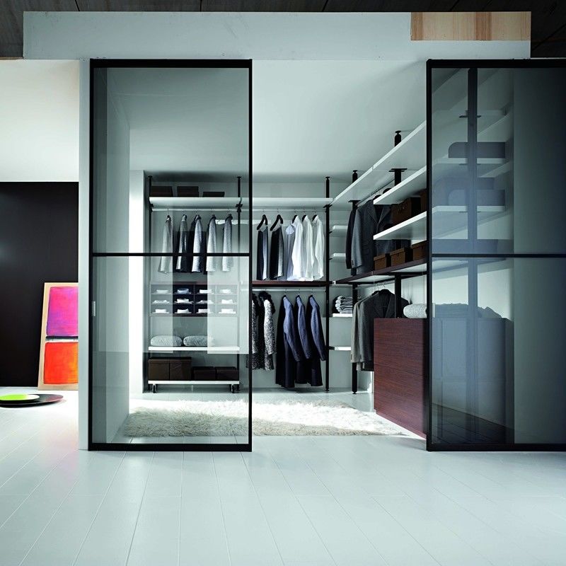 Σύγχρονο μετατρέψιμο σύστημα YALIG Pole Walk In Room Cabinet Open Style Μεγάλη ντουλάπα ντουλάπες
